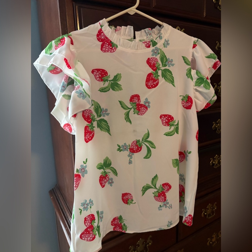 Shein Strawberry Blouse🍓